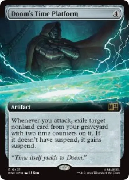 Doom's Time Platform (extended art) - Marvel Super Heroes Commander Varianten