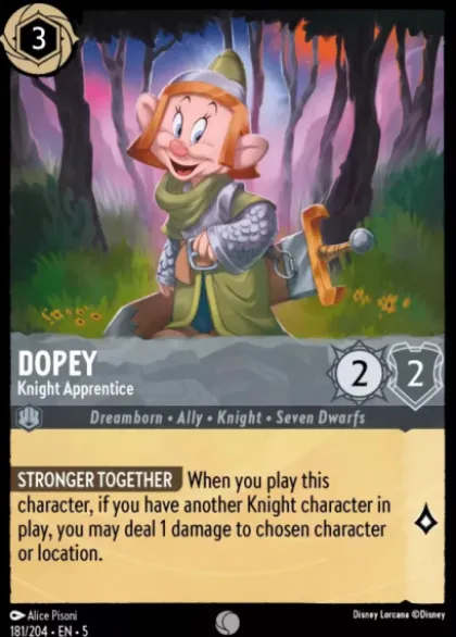 Dopey, Knight Apprentice - Shimmering Skies