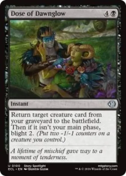 Dose of Dawnglow (foil) - Lorwyn Eclipsed
