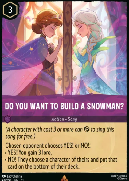 Do You Want to Build A Snowman? (foil) - Winterspell