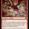Draconic Visitor (foil) - Reality Fracture