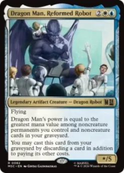 Dragon Man, Reformed Robot (surge foil) - Marvel Super Heroes Commander