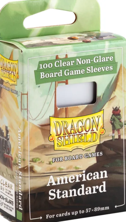 Dragon Shield American Standard Board Game Sleeves - Non-Glare 57 x 89 mm (100 stuks)