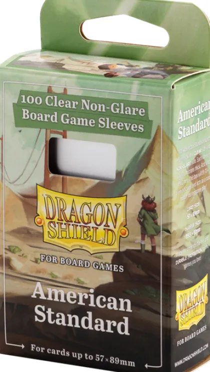 Dragon Shield American Standard Board Game Sleeves - Non-Glare 57 x 89 mm (100 stuks)