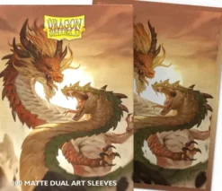 Dragon Shield - Art Sleeves Dual Matte: Wood Snake 2025 (100 stuks)