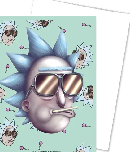 Dragon Shield - Brushed Art Sleeves: Rick and Morty - Cool Rick (100 stuks)