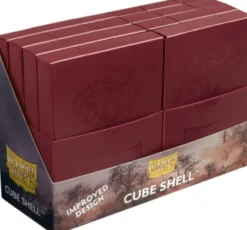 Dragon Shield Cube Shell Blood Red (8 stuks)