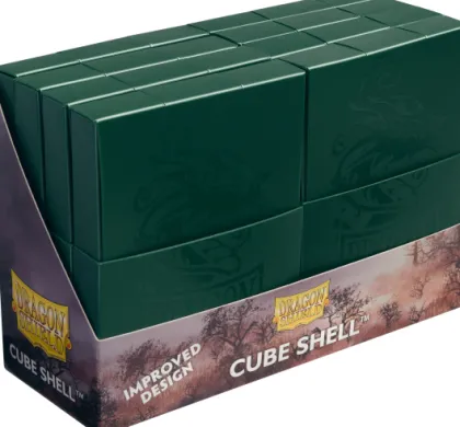 Dragon Shield Cube Shell Forest Green (8 stuks)