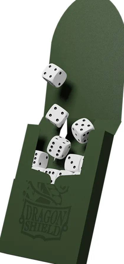 Dragon Shield Cube Shell Forest Green (8 stuks)