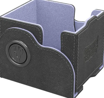 Dragon Shield - Dragon Lock Deckbox 100+: Black & Lilac