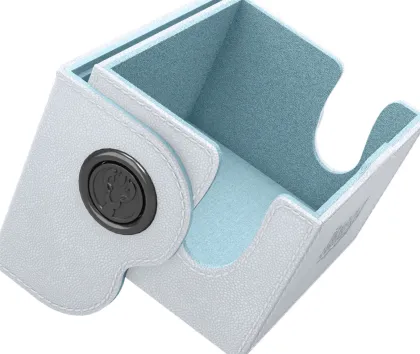 Dragon Shield - Dragon Lock Deckbox 150+: White & Aqua