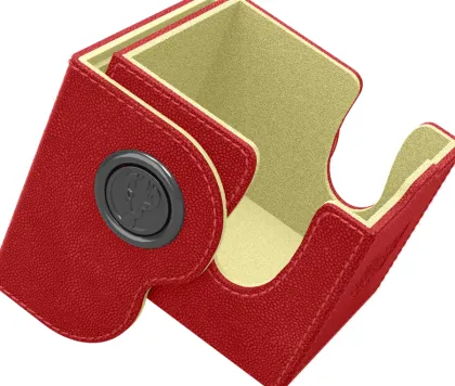 Dragon Shield - Dragon Lock Deckbox 100+: Red & Lemon