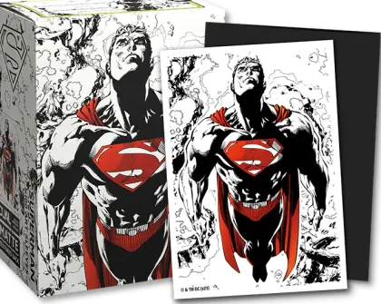 Dragon Shield Dual Matte Art Sleeves: Superman - Core Red/White (100 stuks)