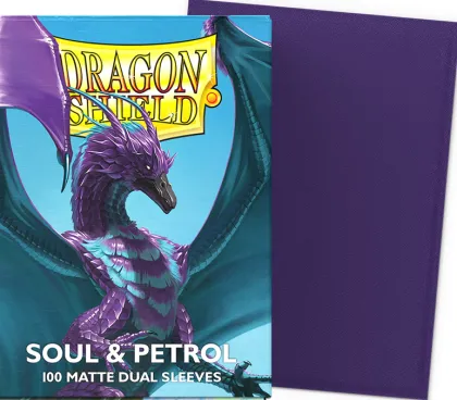 Dragon Shield Dual Matte Sleeves: Soul & Petrol (100 stuks)