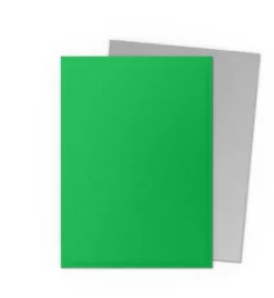 Dragon Shield Dual Matte Sleeves: Apple Green & Silver (100 stuks)