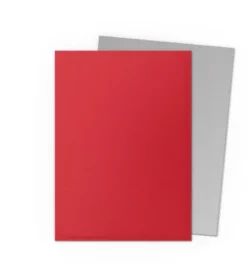 Dragon Shield Dual Matte Sleeves: Crimson & Silver (100 stuks)