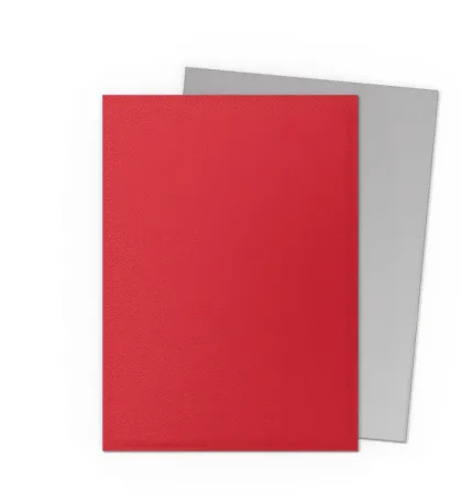 Dragon Shield Dual Matte Sleeves: Crimson & Silver (100 stuks)