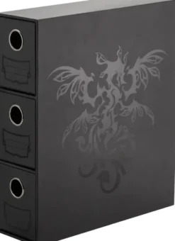 Dragon Shield - Fortress Card Drawers: Black (3 drawer)