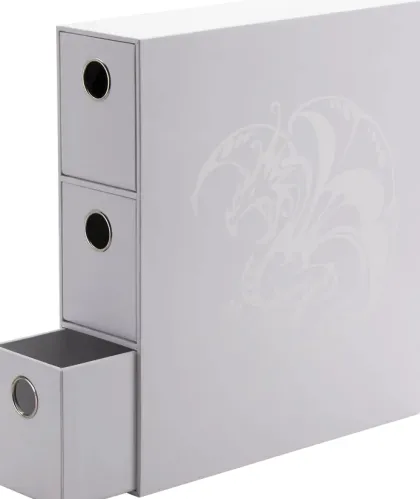 Dragon Shield - Fortress Card Drawers: White (3 drawer)