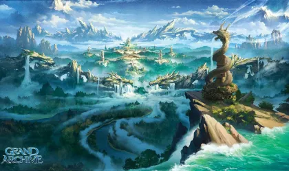 Dragon Shield Grand Archive - Stitched Playmat: Baidi, Oathsworn Palace
