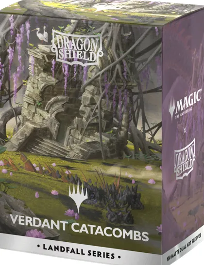 Dragon Shield Magic: The Gathering - Landfall Series: Verdant Catacombs (100 stuks)