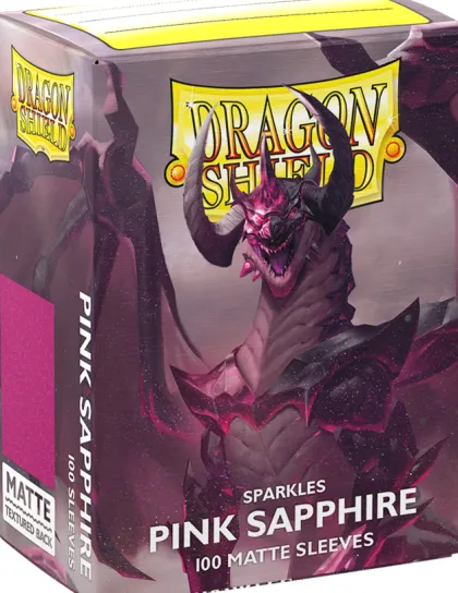 Dragon Shield Matte Sparkles Sleeves: Pink Sapphire (100 stuks)