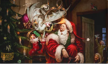 Dragon Shield Playmat Christmas Dragon 2021