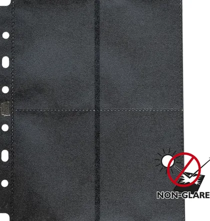 Dragon Shield 8 Pocket Pages Side Loading Black Non-Glare (50 stuks)