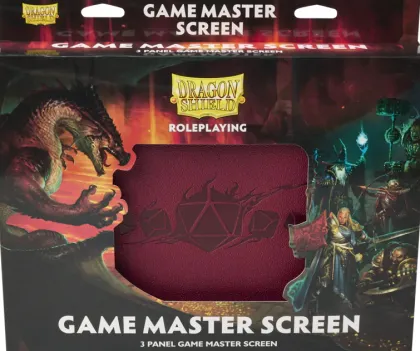 Dragon Shield RPG Game Master Screen - Blood Red