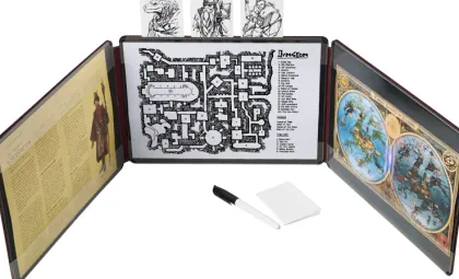 Dragon Shield RPG Game Master Screen - Blood Red