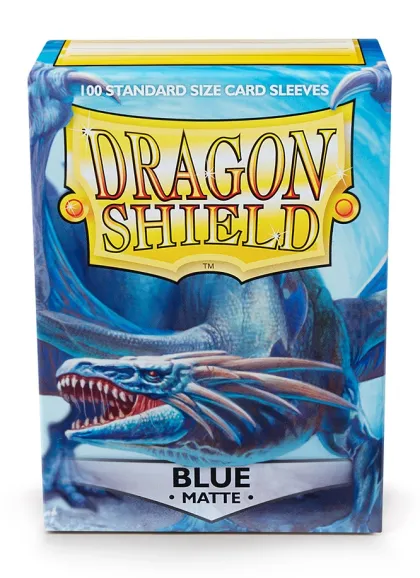Dragon Shield Sleeves Matte Blue (100 stuks)