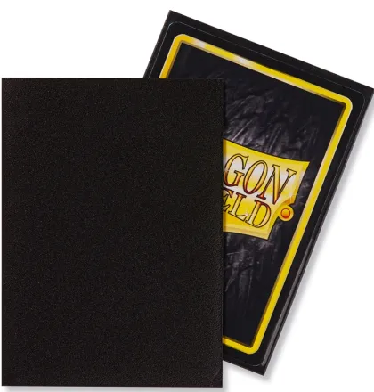 Dragon Shield Sleeves Matte Black (100 stuks)
