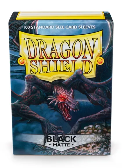 Dragon Shield Sleeves Matte Black (100 stuks)