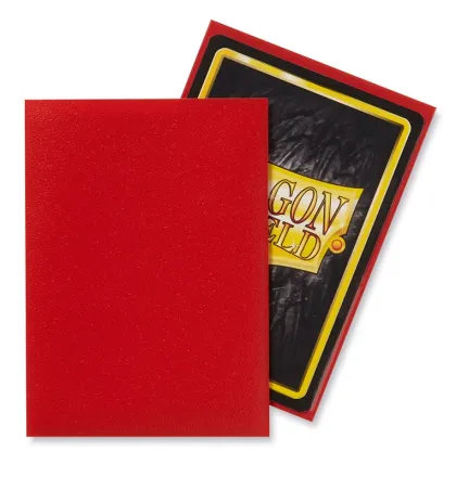 Dragon Shield Sleeves Matte Crimson (100 stuks)