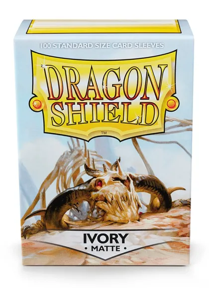 Dragon Shield Sleeves Matte Ivory (100 stuks)