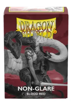 Dragon Shield - Sleeves Matte Non-Glare: Blood Red (100 stuks)