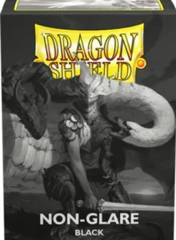 Dragon Shield - Sleeves Matte Non-Glare: Black (100 stuks)
