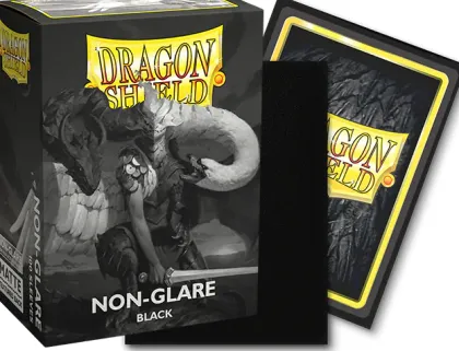 Dragon Shield - Sleeves Matte Non-Glare: Black (100 stuks)