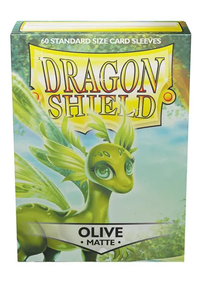 Dragon Shield Sleeves Matte Olive (60 stuks)