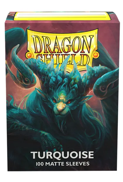 Dragon Shield Sleeves Matte Turquoise (100 stuks)