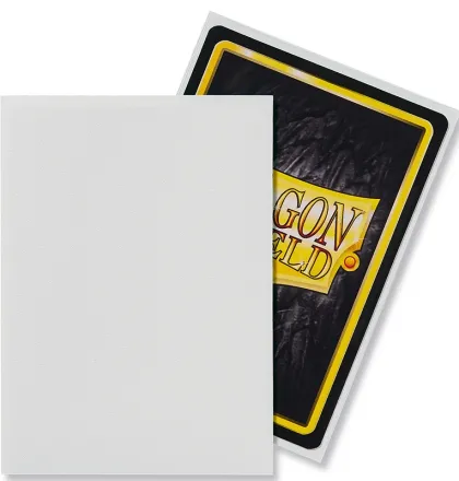 Dragon Shield Sleeves Matte White (100 stuks)