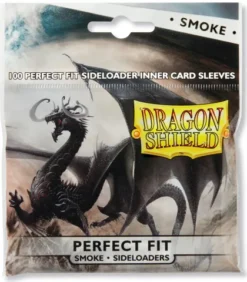 Dragon Shield Sleeves Perfect Fit Smoke Side Loading (100 stuks)