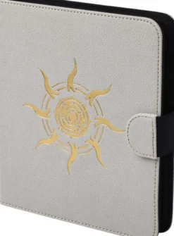 Dragon Shield Spell Codex Portfolio - Ashen White