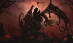Dragon Shield - Stitched Edge Playmat + Tube: Halloween 2025
