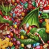 Dragon Shield - Stitched Playmat: Christmas 2024