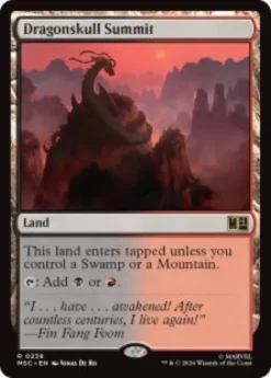 Dragonskull Summit (surge foil) - Marvel Super Heroes Commander