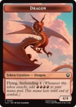 Dragon token (4/4) - Avatar: The Last Airbender