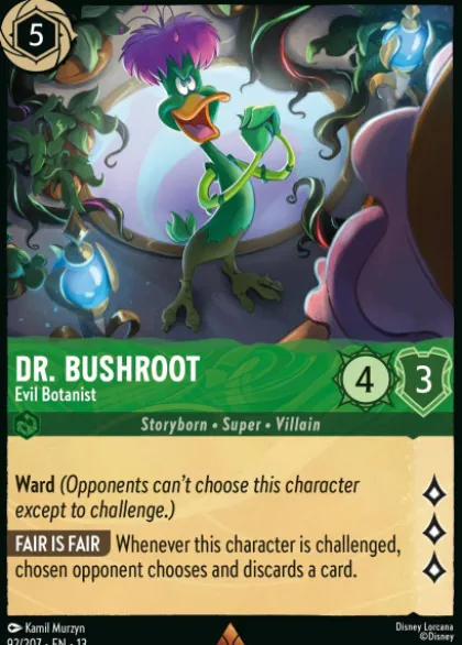 Dr. Bushroot, Evil Botanist - Attack of the Vine