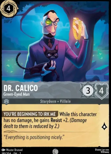 Dr. Calico, Green-Eyed Man (foil) - Archazia's island