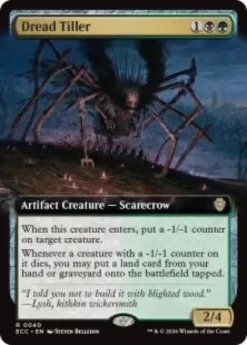 Dread Tiller (extended art) - Lorwyn Eclipsed Commander Varianten